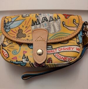 Dooney & Bourke Disney Parks Sketch Wristlet - Yellow